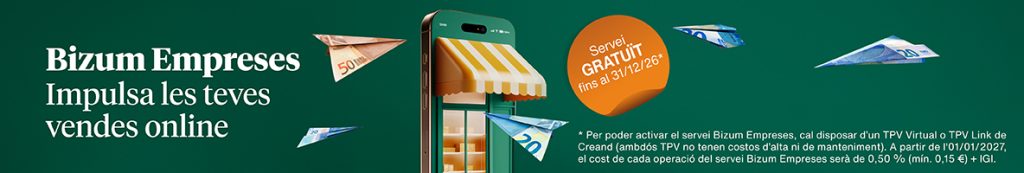 Bizum per a empreses: cobra i paga a l’instant 3 BizumEmpresas BannerCBO CAMBIOS 1184X200